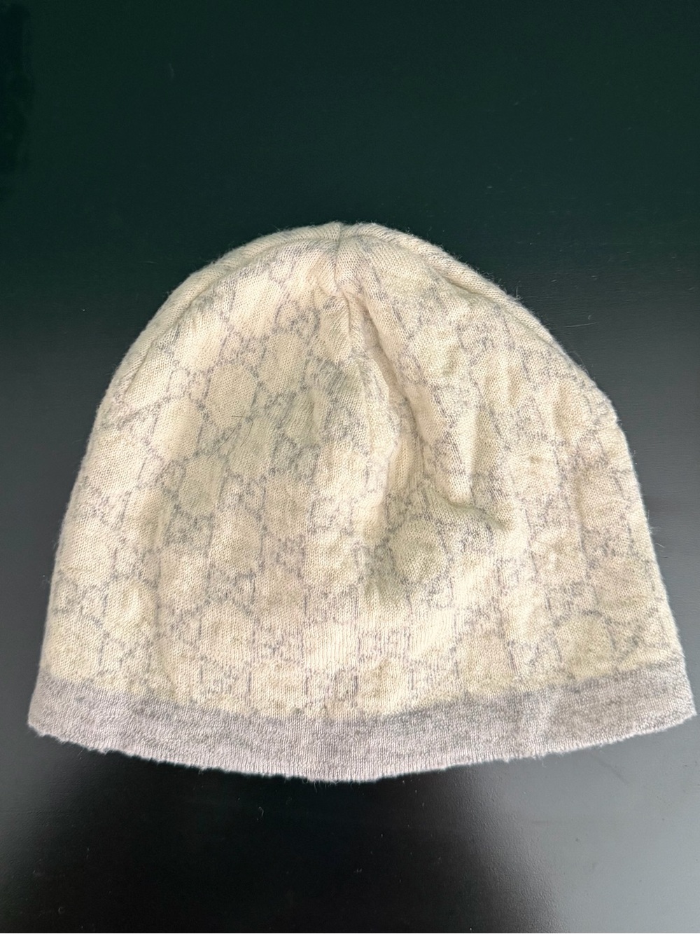 Baby Gucci monogram beanie